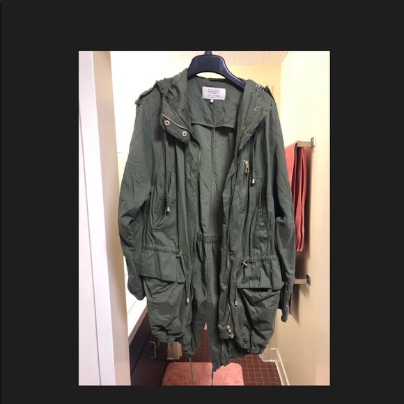 zara fishtail parka